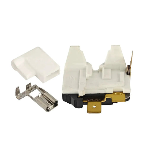 Direct Replacement Overload Relay Protector For Samsung Refrigerator DA34 00004D with connectors and cover displayed