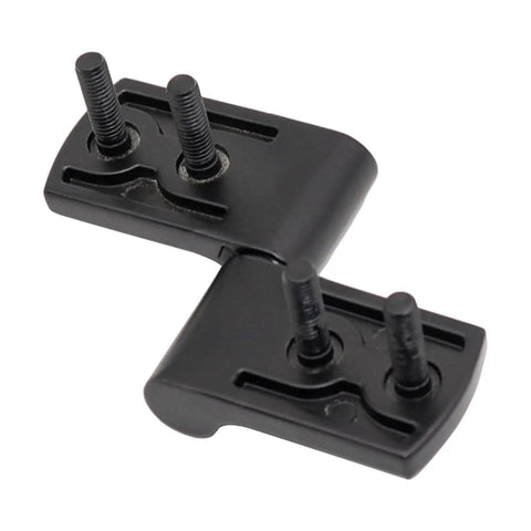 360 Degree Torque Hinges With Friction Positioning For Cabinets And Doors Beefy Heavy Duty Matte Black Zinc Alloy Industrial Hardware 1 Piece Torque Rating Two Point Six Ideal For Home And Commercial Projects HFK86, close-up view