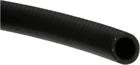 Charter EPDM HVAC Heater Hose 0.625 Inch Inner Diameter, black, showing textured surface and open end