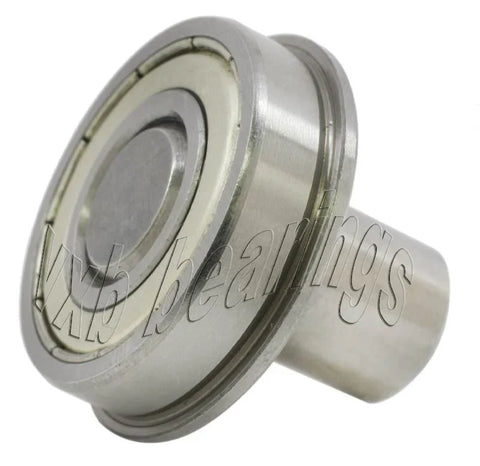 5/16 Inch Flanged Bearing with 1/8 diameter integrated 3/8 Axle - VXB Ball Bearings