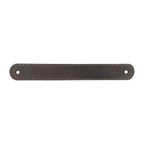 Set Of Four Full Grain Leather Drawer Handles Handmade In Bourbon Brown With Pre Made Holes For Easy Installation Durable And Stylish Furniture Hardware For Dressers Armoires And Cabinets Ideal For DIY Renovations