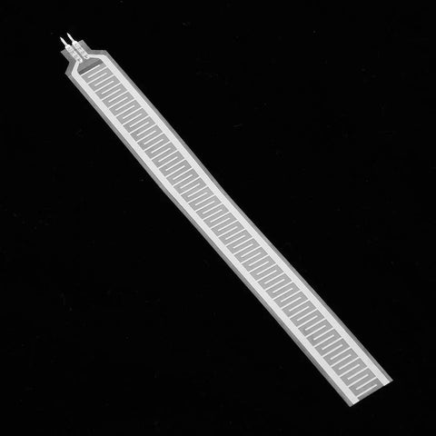 Amazon SF15-150 thin-film pressure sensor, 150 mm x 15 mm, white force-sensitive resistor strip