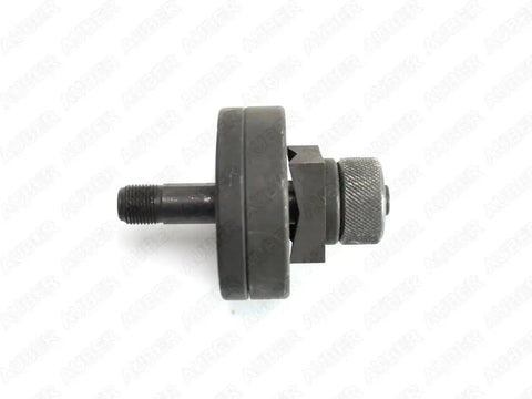 Side view of Hydraulic Knockout Punch And Die Set For One Sixteenth DIN Panels 45x45mm, 22mm Draw Stud, UNF Three Quarter Inch Sixteen Thread