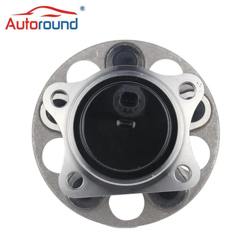 Rear Wheel Bearing And Hub Assembly 512547 Plug And Play Compatible With Toyota Corolla 2020 To 2022 And Prius 2016 To 2022 And Prius Prime 2017 To 2022 Lexus CT200h 2011 To 2017 5 Lug With ABS front view