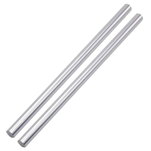 Two 8mm by 300mm linear motion rods from 8mm By 300mm Linear Motion Rod Guide Set With Four SCS8UU Bearings And Four SK8 Aluminum Rail Supports.