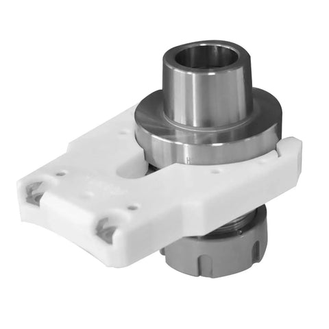 HSK63F Clamp Set Five Piece Nylon Iron ABS White Tool Holder Claw for CNC Machining Center and Woodworking Engraving Machines