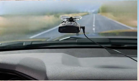 Radar Detector Power Cord For Cobra, Uniden, Whistler And More, 7 Foot Cigarette Lighter Car Charger installed in car