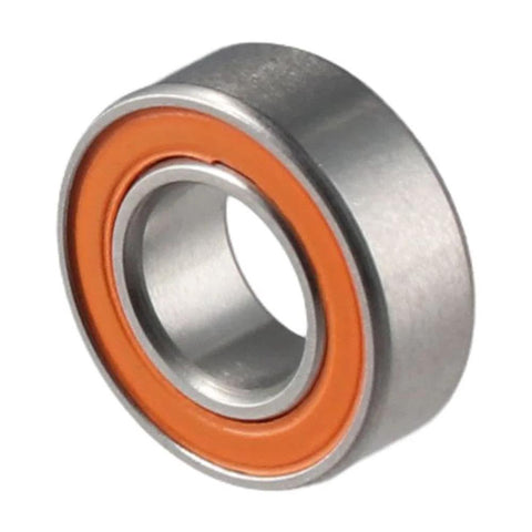 Ball bearing 7x14x5mm stainless steel with orange seal