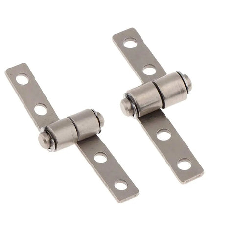 Two Pack Nickel Zero Point One Newton Meter Torque Type Friction Positioning Hinges With 360 Degree Rotation For Three Point Three Millimeter Hole And Nineteen Millimeter Length Rock Solid Build XIBEIKE