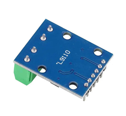 Back view of Three Pack L9110S DC Motor Drive Module H Bridge Controller Board with visible solder points