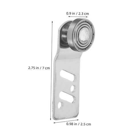 Beefy Stainless Steel Sliding Door Pulley Kit With Track Mounted Roller For Smooth Movement And Low Maintenance