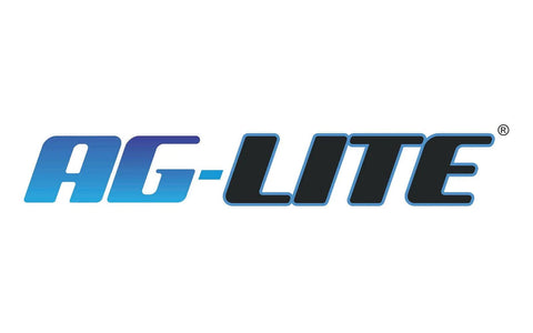 AG-LITE logo in blue-to-black gradient on white background