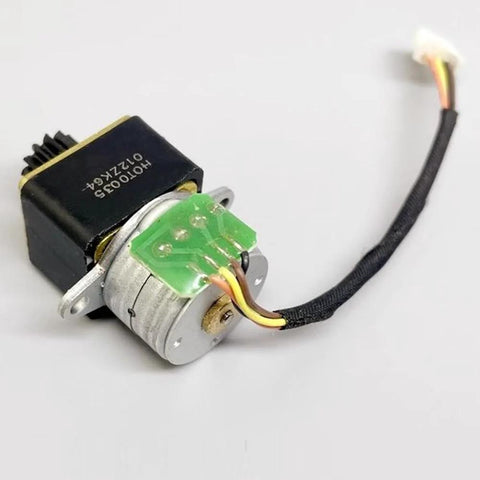 DC 5V 2-phase micro stepper motor with metal gearbox, 15mm diameter, 4-wire cable for toy robot model