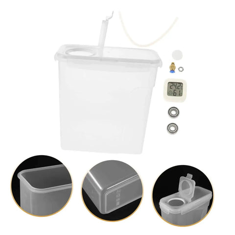 4L Filament Dryer Box For 3D Printer Spools Dehydrator And Storage With humidity monitor and spool holder