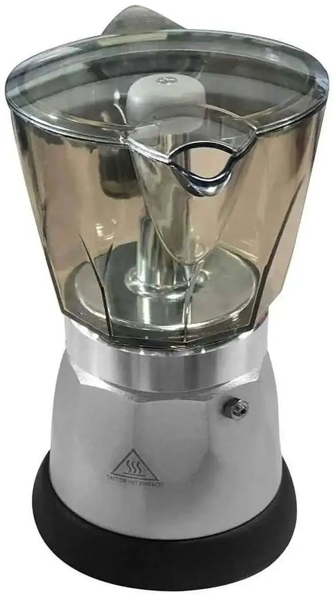 Black Espresso Coffee Maker With Transparent Carafe Brews 1 Or 3 Cups In About 5 Minutes With Auto Shut Off