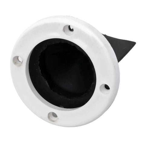 Duck Bill Scupper Replacement For Flapper Scuppers White And Black Seals Tight Under Water Pressure Two And Three Quarters Inch Outer Ring
