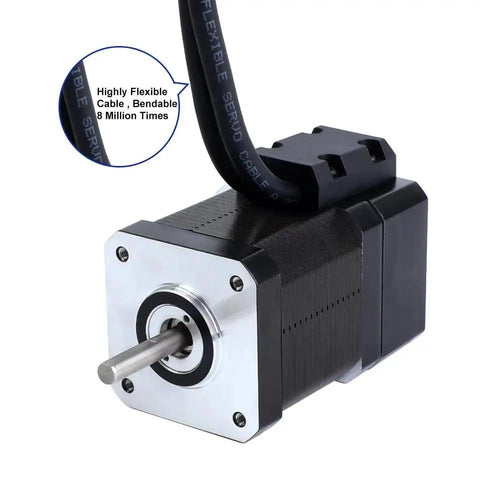 Closed Loop Stepper Motor CNC Kit For 1 Axis With Nema 17 52Ncm 73.64 Oz In Encoder 1000PPR 4000 CPR And CL42T V4.1