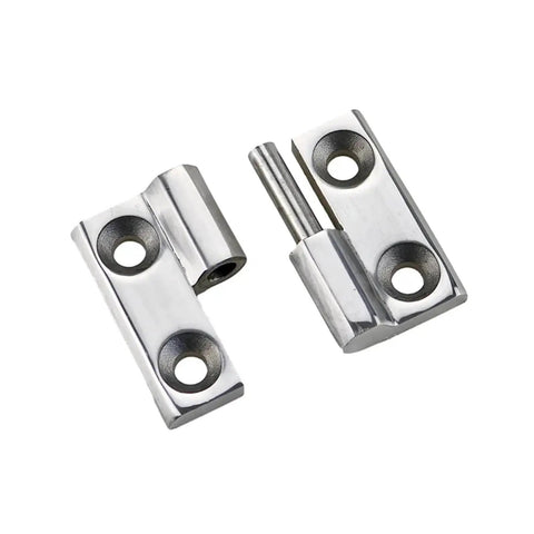 Removable Heavy Duty 304 Stainless Steel Hinge For Industrial Machinery And Equipment Built To Handle High Load Capacity With A Beefy Industrial Grade Design Perfect For Tough Workshops And Heavy Equipment shown disassembled
