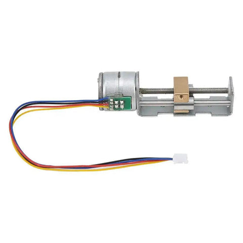Compact Linear Stage Actuator With Slide Rail And Lead Screw For Precision Measuring Devices, 3D Printers And Robotics, Stepper Motor
