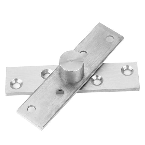 360 Degree Concealed Pivot Hinges Set Stainless Steel 3.9 Inch Center Shaft 2 Pack