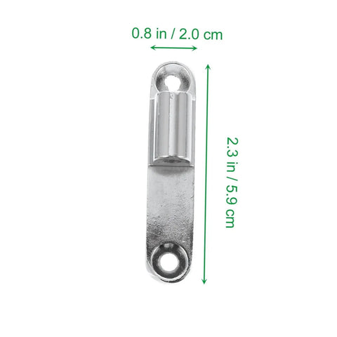 Sturdy Screw-On Metal Door Hinges 4 Pack For Internal Doors, Heavy-Duty Retrofit Hinge Close-Up Showing Zinc Alloy Construction