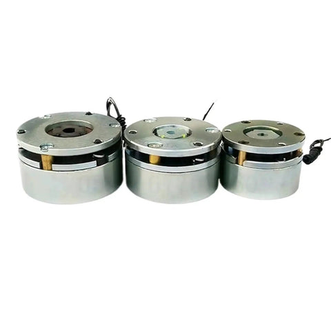 CZPBXOX TQMB1-0.5 electromagnetic brake modules; three compact holding brakes with round top plates