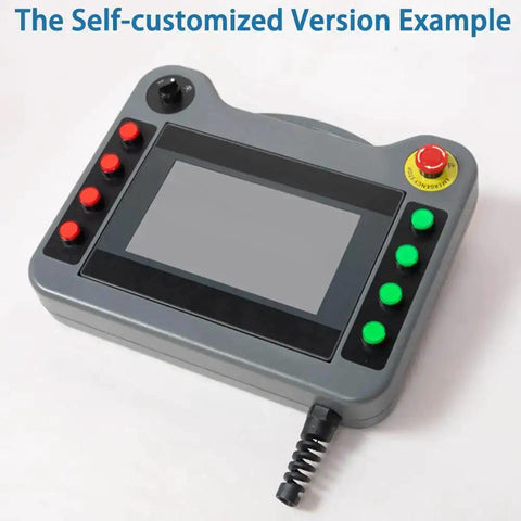 7 Inch Handheld Industrial HMI Box For Siemens Smart 700 IE V3 Controller with touch screen and red-green buttons