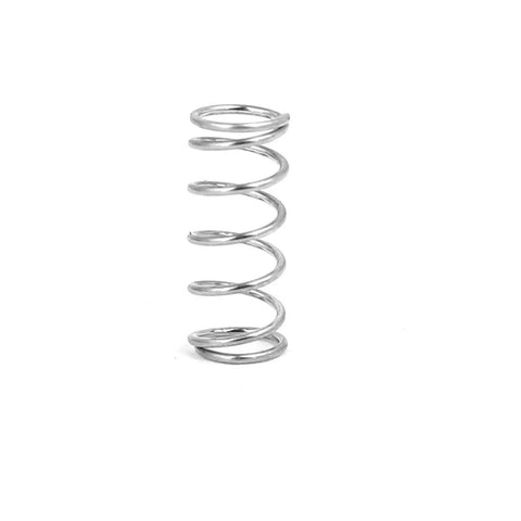 uxcell compression spring, 304 stainless steel, 4 mm OD, 0.4 mm wire, 10 mm free length, silver tone