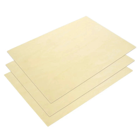 Premium Unfinished Basswood Sheets Set Twelve Pieces 16 By 12 Inches One Sixteenth Inch Thick For Arts And Crafts Painting Pyrography