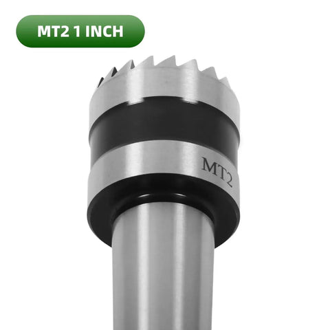MT2 Wood Lathe Drive Center With 1 Inch Crown For Solid Drive And Smooth Turning Rugged Steel Build That Lasts Fits Standard MT2 Spindle