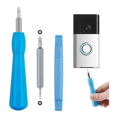 Ring Video Doorbell Screwdriver Bit Set With Double End T6 And T15 Bits, Industrial Grade S2 Steel for all video doorbells