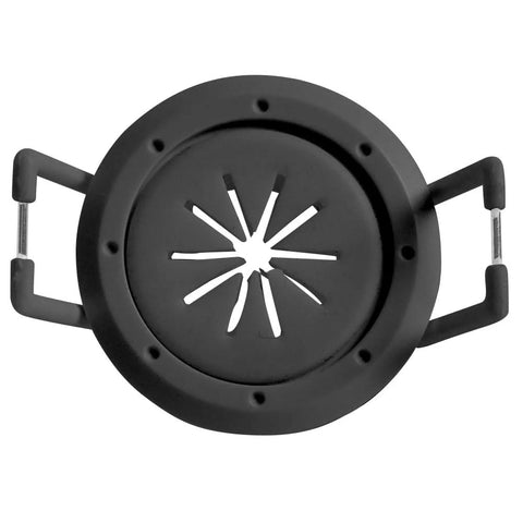 Construct Pro Speedy’Z mini spring-lock cable pass-through port, pair, black, 1.5-in outer/1-in inner diameter