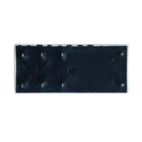 Bottom view of Two Pack 12VDC General-Purpose Relay, 16A, 8-Pin, Multi-Function Switching Module highlighting pin layout.