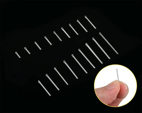 360 Piece Watch Band Link Cotter Pins Set 6 To 23mm Stainless Steel Repair Kit on display with close-up of one pin in hand.