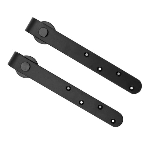 Sliding Barn Door Hardware Kit With Carbon Steel Track Rail For Single Or Double Bypass Doors Modern Rustic Closet Door Hardware Set