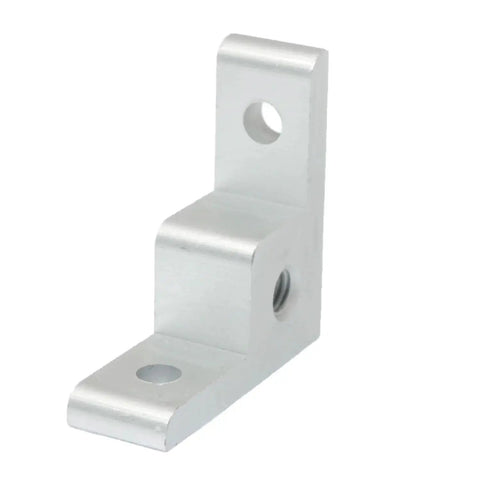 Set Of 4 Aluminum Profile Fasteners For 20 Series T Slot Extrusions, Right Angle Corner Connectors with silver anodized finish