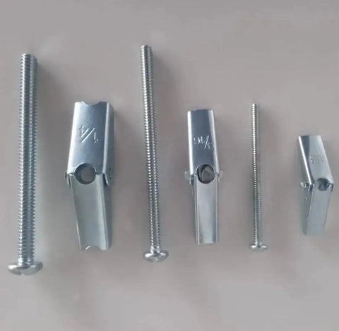 Mixed Heavy Duty Toggle Bolts Anchors And Screws Kit For Drywall Wood Ceilings And Hollow Walls 30 Sets displayed on surface