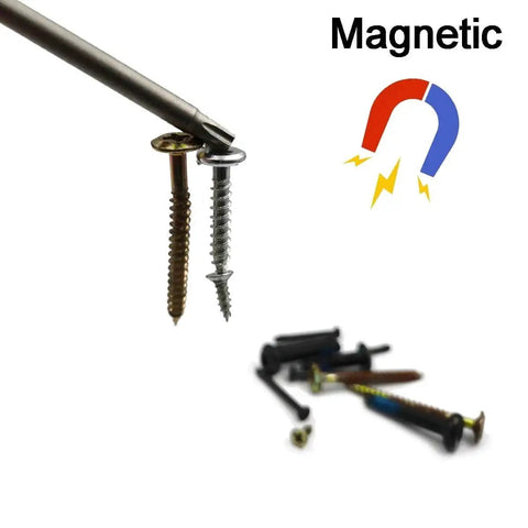 Long Torx Security Screwdriver Bit Set 6 Inch Length 150mm One Quarter Inch Hex Shank Eight In One 8 Piece T8 T10 magnetic use