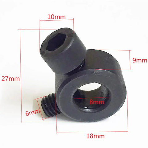 Heavy Duty Jig Clamping Block With Reciprocating Lock Jig Assembly Parts Replacement For Power Tools Gear 0.35 Inch Eccentric Jig Accessories Featuring A 9mm Hole And Non OEM High Carbon Steel Beefed Up Built To Last showing dimensions
