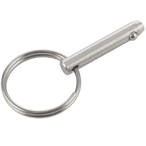 Heavy Duty 316 Stainless Steel Quick Release Pins For Bimini Tops And Marine Hardware VTurboWay Pack Of Four, side view