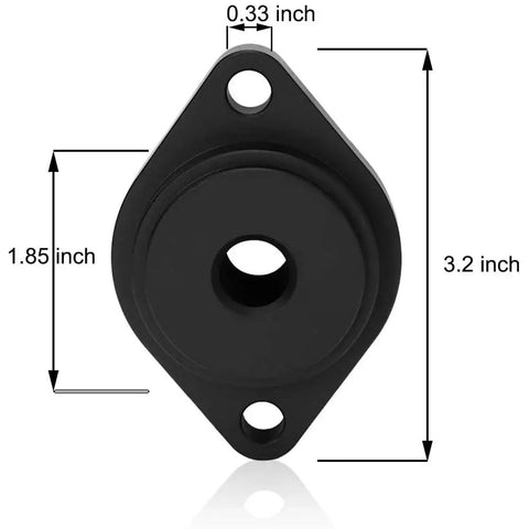 Front view of Exhaust Gasket Seal Installer Tool For Harley Evo Big Twin Twin Cam XL Engines, showing size dimensions.
