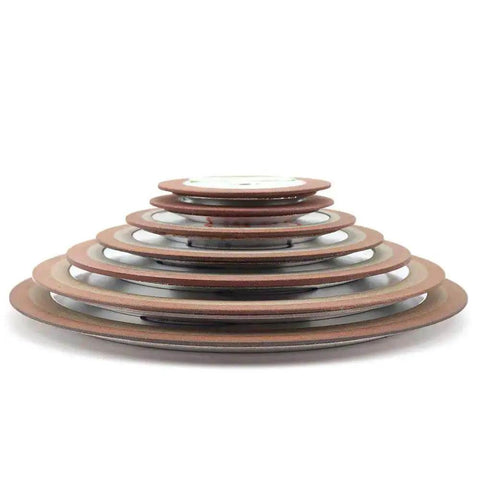 Stack of Diamond Grinding Wheel Cutting Disc Resin Bond For Tungsten Steel Milling Cutter Sharpener, 75mm 80mm 100mm Diameters