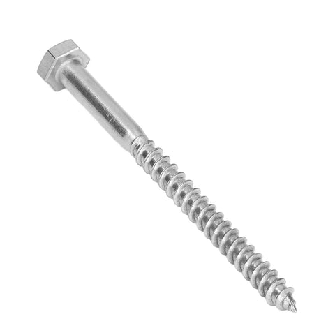 Heavy Duty 304 Stainless Steel Half Thread Hex Lag Screws Self Tapping Wood Screws For Carpentry And Wooden Structures In A2 70 Material Includes Multiple Sizes M6x80mm