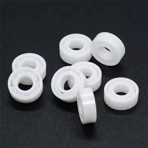 608 ceramic bearing spacers white ZrO2, 8x22x7mm, ABEC-9 skateboard components