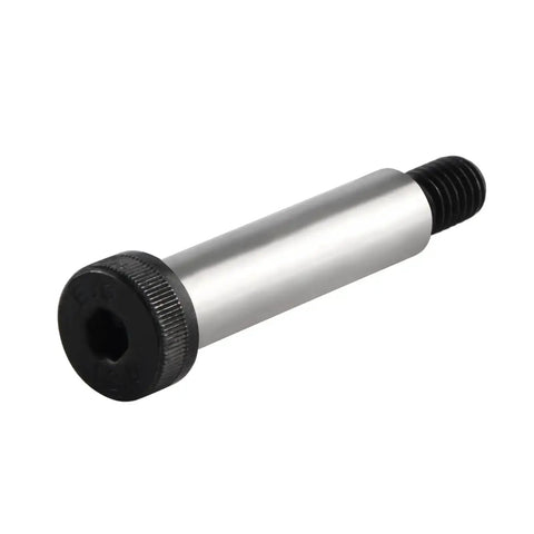 Two Pack Alloy Steel Shoulder Bolts With Half Inch Shoulder Diameter And Two Inch Length, Three Eighths UNC Thread, Hex Socket Head