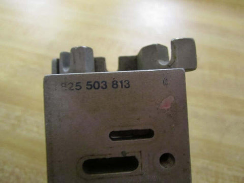 Top view of hydraulic control manifold block PN 1 825 503 813 showing part number, used in industrial automation systems.