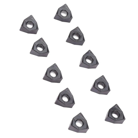 Premium Black Coated Carbide Indexable Turning Inserts For CNC Lathe Milling 10 Pieces Top Notch Pro Grade High Precision Cutting Tools