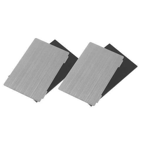 Upgraded Resin Magnetic Flexible Steel Plate Bed 2 Pack 202x128mm for Resin 3D Printers with spring steel brushed adhesion surface