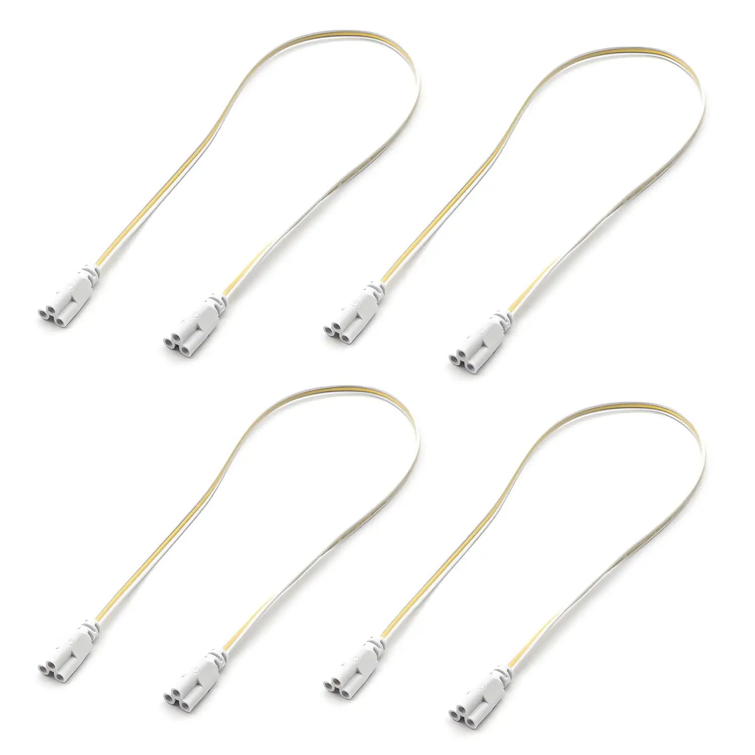 LED power cables for T5 T8 fixtures - 4 Pack Linkable ...
