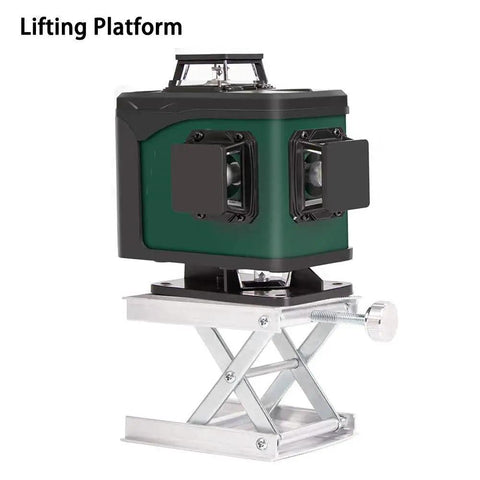 Adjustable Lab Lift Stand With Aluminum Alloy Platform For Science Experiments, showing side view with height adjustment feature.